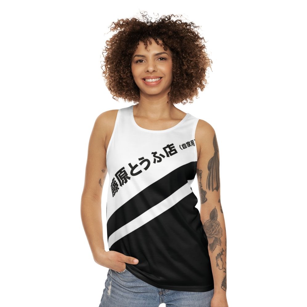 Initial D Ae86 Tofu Decal Unisex Tank Top - women