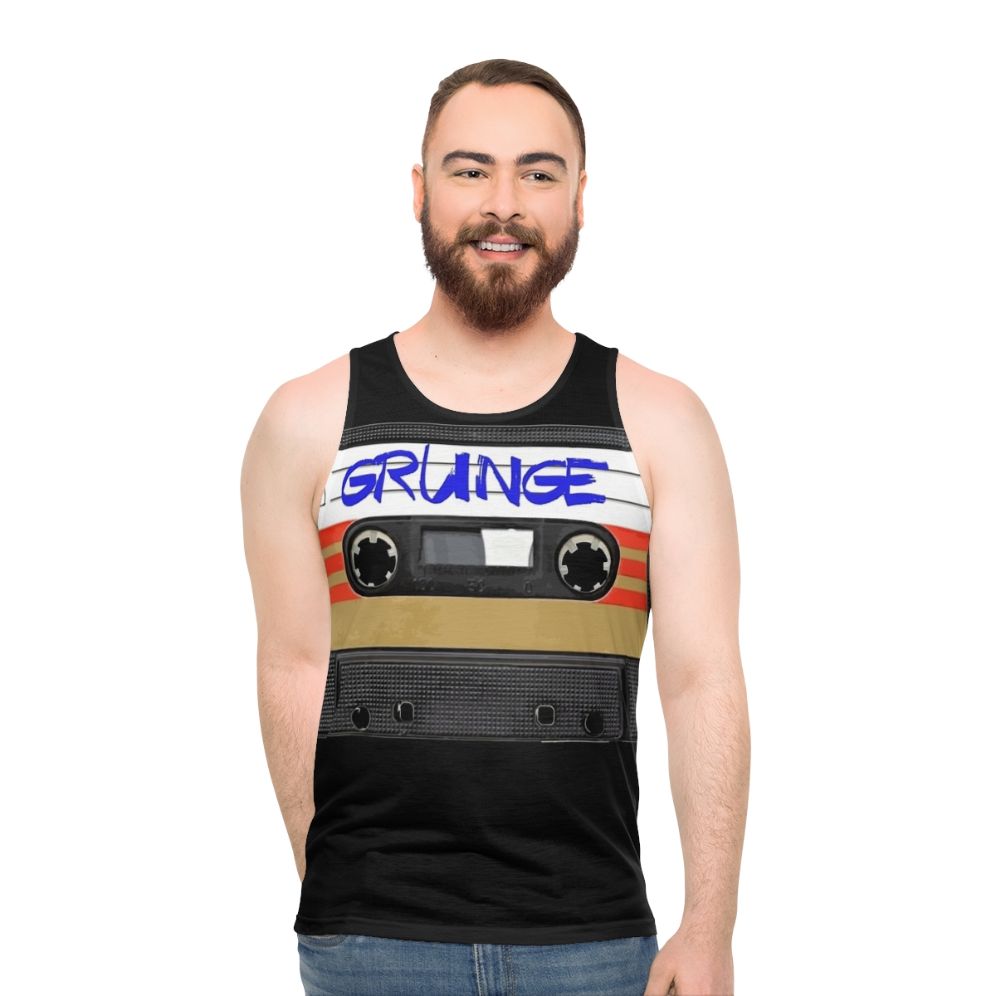 Grunge music unisex tank top - men