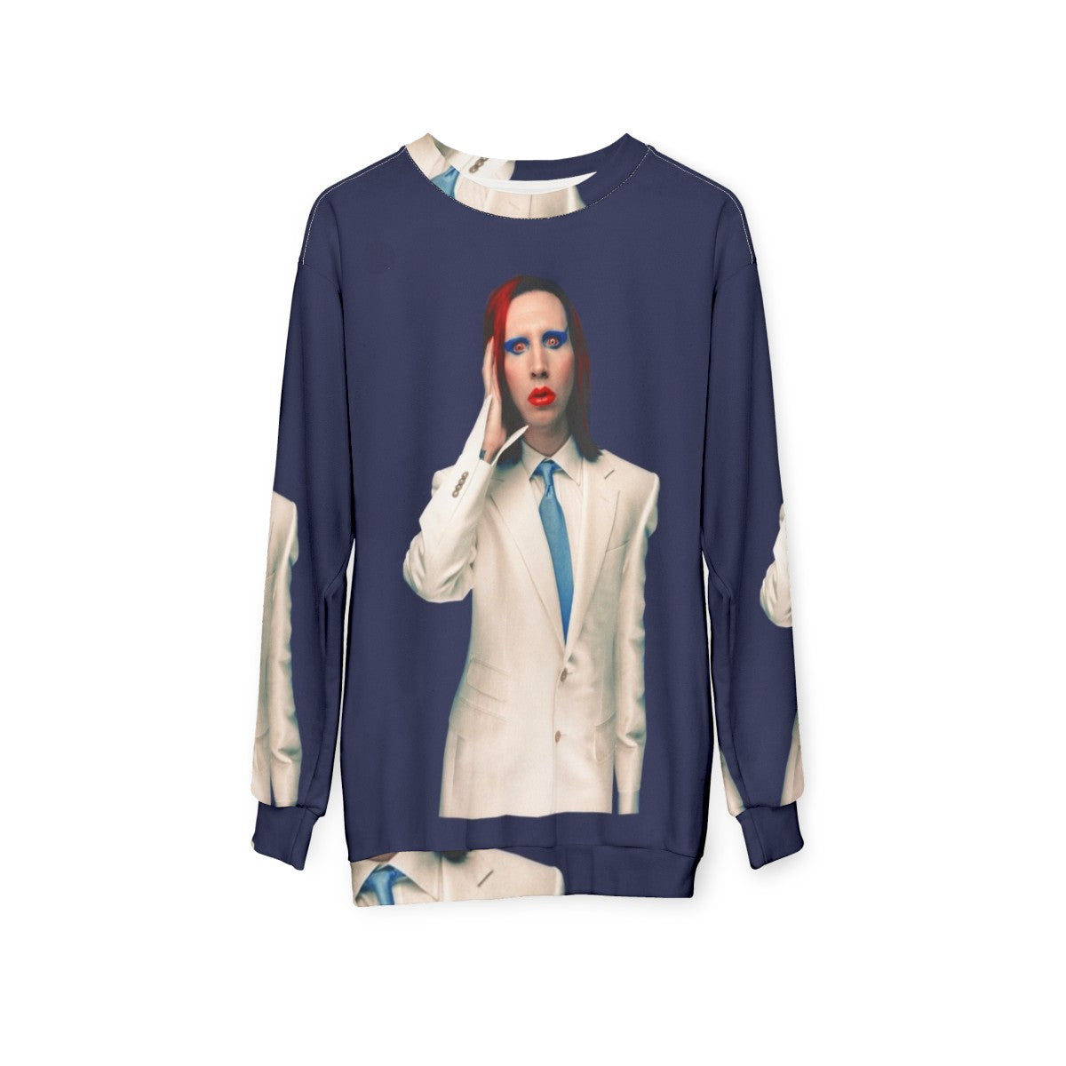 Brian Warner Mechanical Animals Marilyn Manson Sweatshirt - hanging