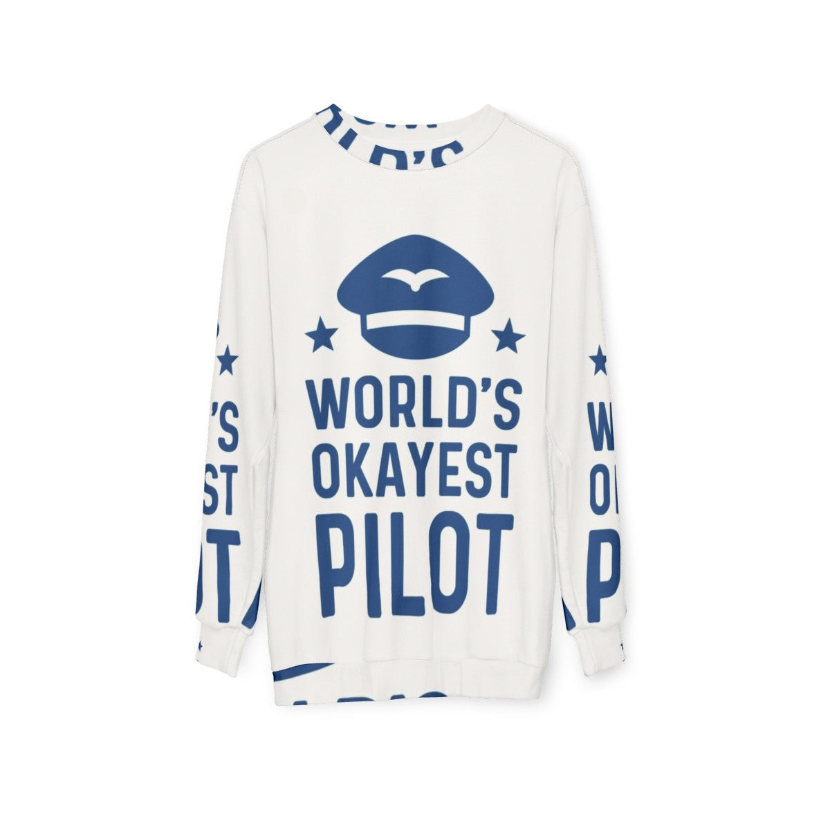 Worlds Okayest Engineer Sweatshirt - hanging