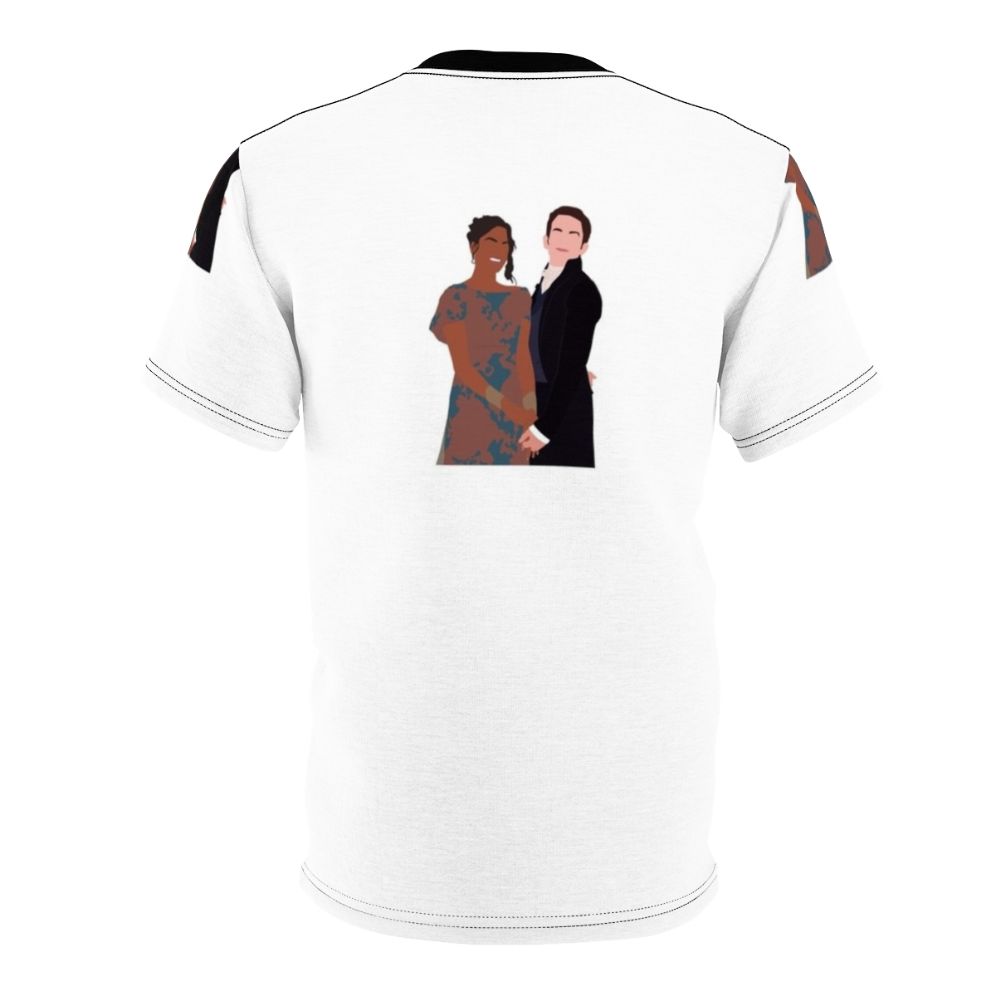 Bridgerton-Inspired Netflix T-Shirt Featuring Anthony and Kate Bridgerton - Back