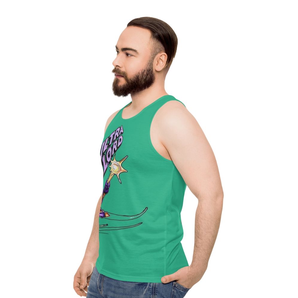 Ultra Lord Sheen Inspired Unisex Graphic Tank Top - men side