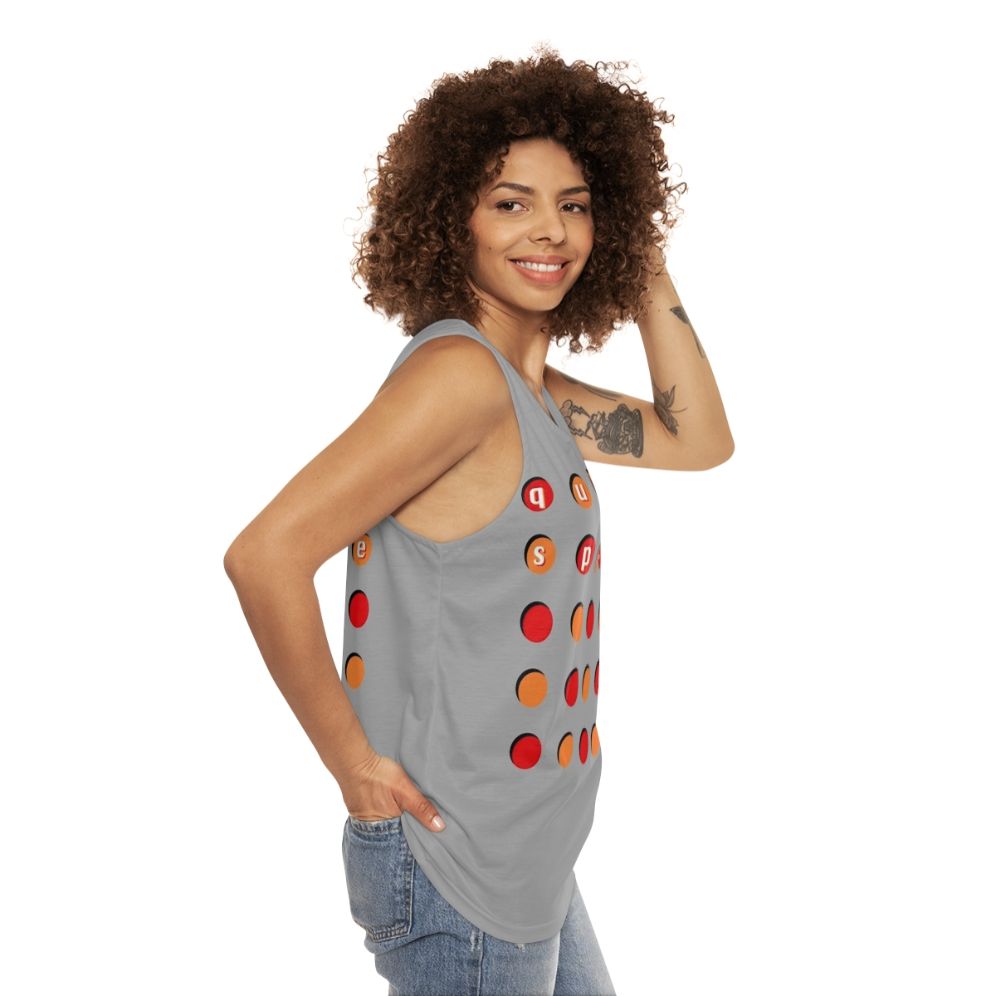 Quickspace Indie Band Unisex Tank Top - women side