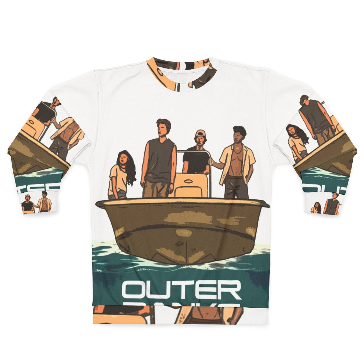 Outer Banks Inspired Sweatshirt with Netflix Series Characters