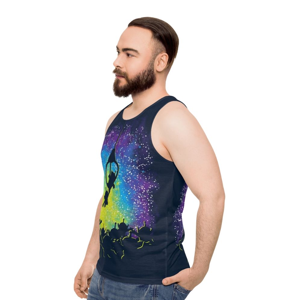 Vintage Alien Master Unisex Tank Top - men side