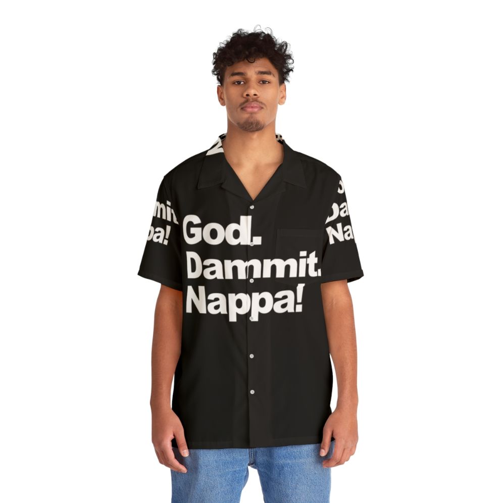 God Dammit Nappa Dragon Ball Z Parody Hawaiian Shirt - People Front