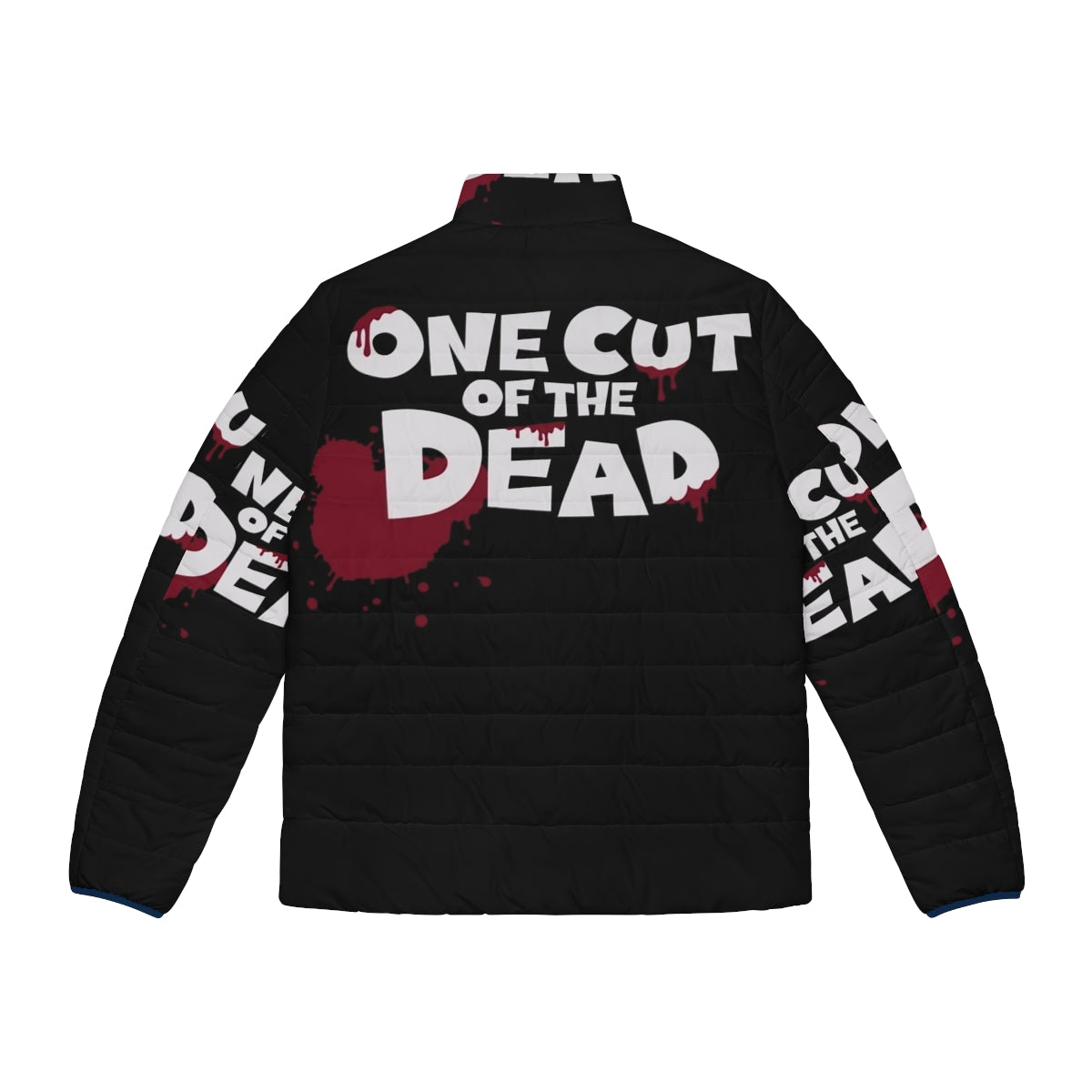 One Cut of the Dead zombie movie puffer jacket - Back