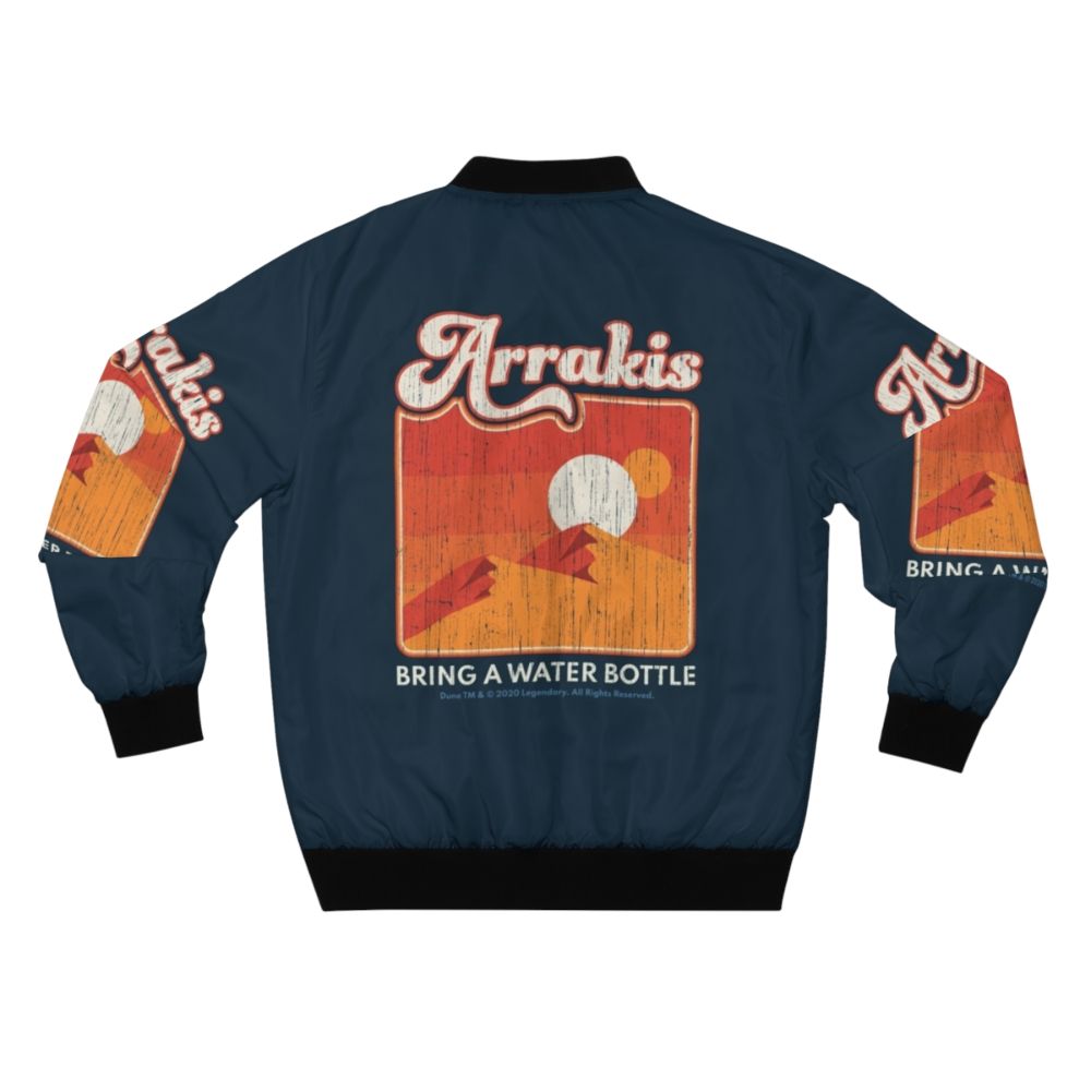 Dune 2020 bomber jacket with Arrakis desert design - Back