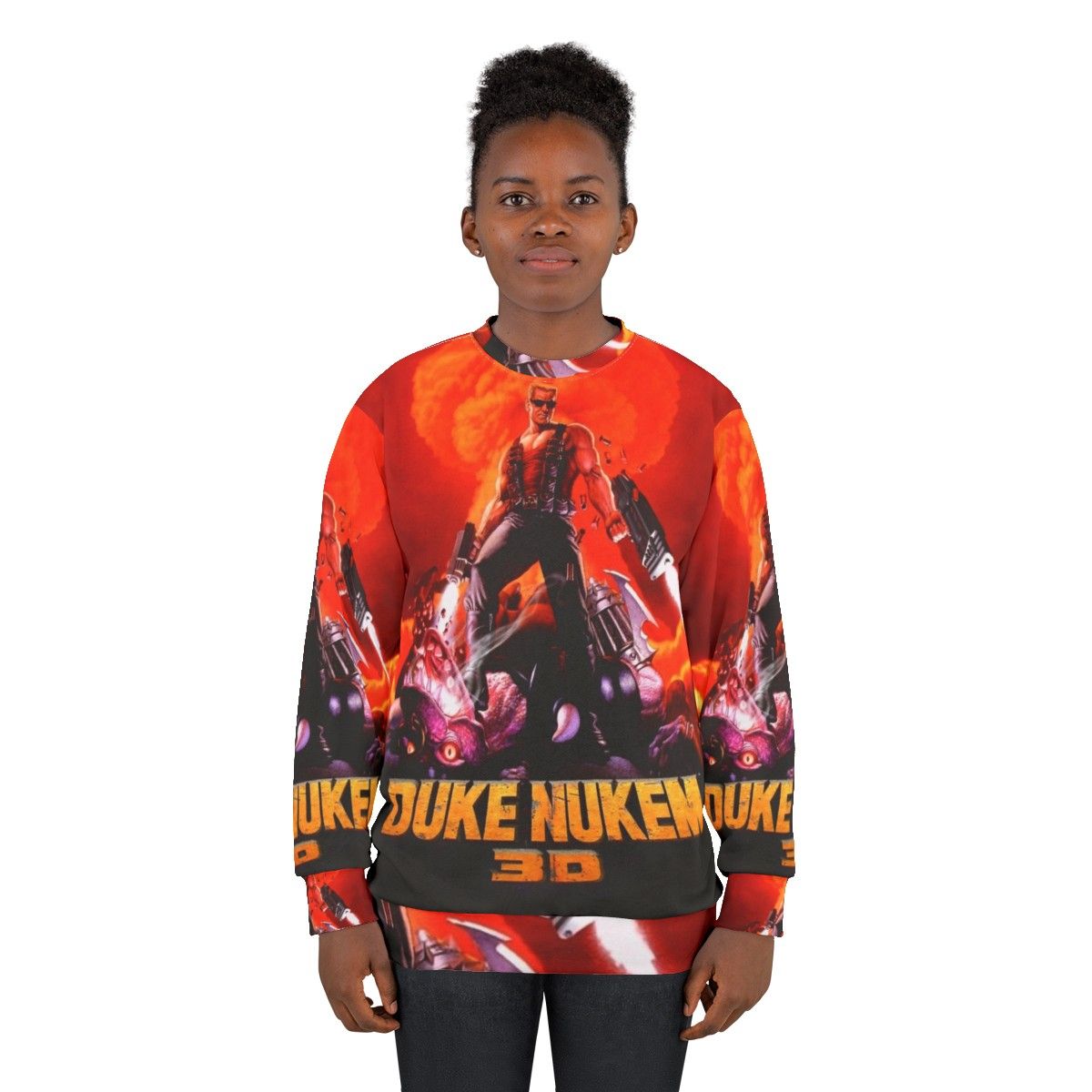 Duke Nukem 3D Retro Gaming Sweatshirt - women