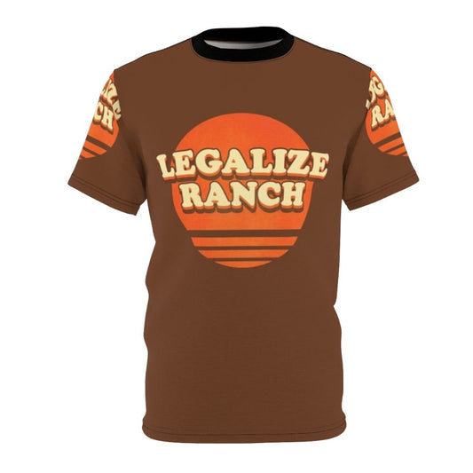 Legalize Ranch Inspired T-shirt Featuring The Eric Andre Show Logo and Graphics