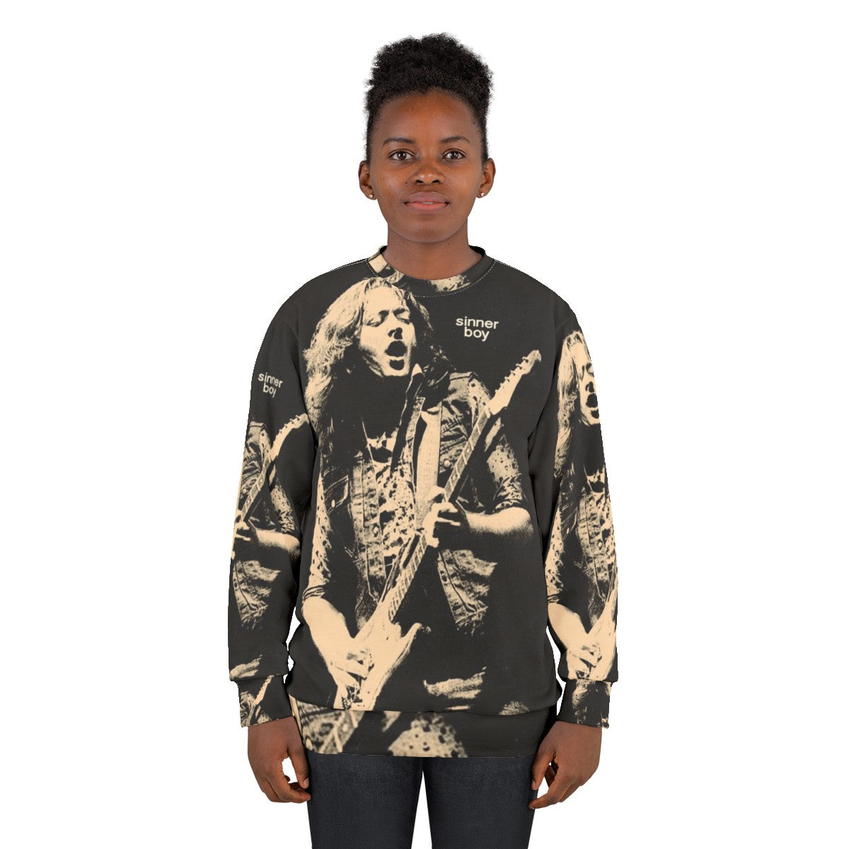 Sinner Boy Blues Rock Sweatshirt - women