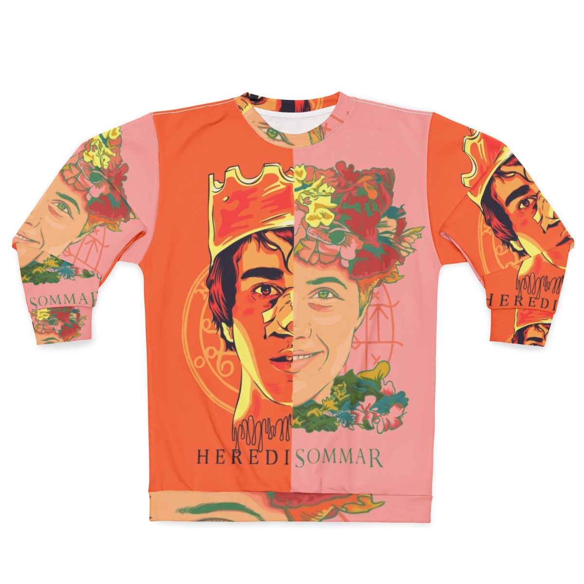 Hereditary and Midsommar inspired sweatshirt featuring horror movie imagery