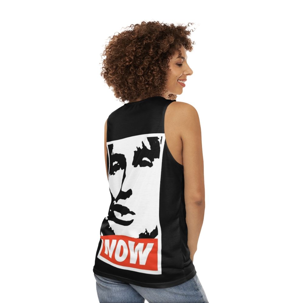 Owen Wilson "Wow" Unisex Tank Top - women back