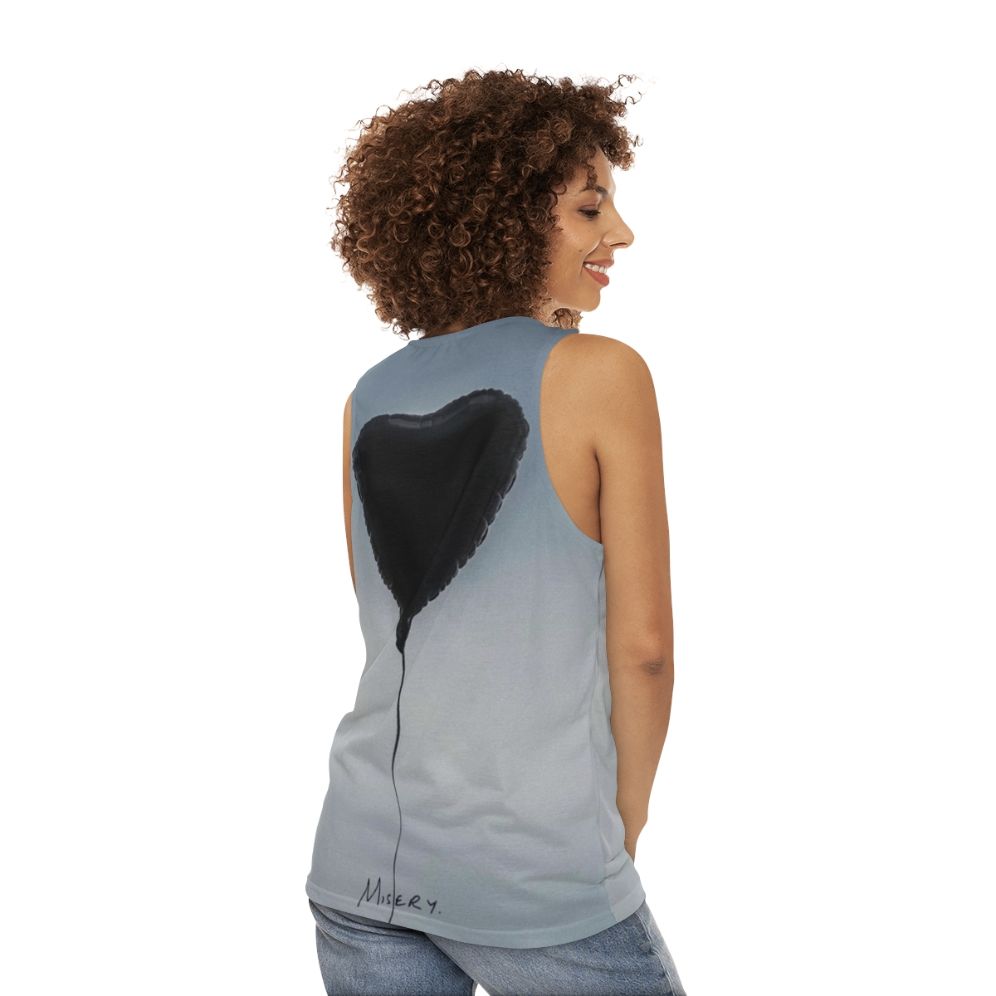 The Amity Affliction unisex metal band tank top - women back