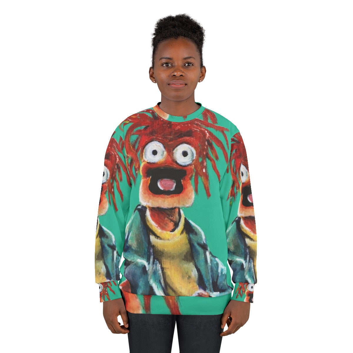 Muppets Pepe the King Prawn Fan Art Sweatshirt - women