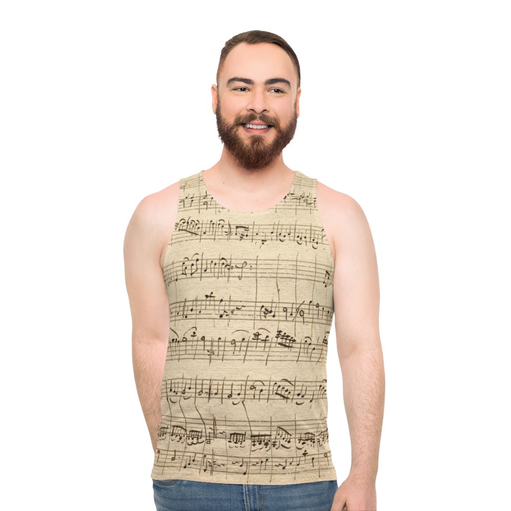 Wolfgang Amadeus Mozart Classical Music Unisex Tank Top - men