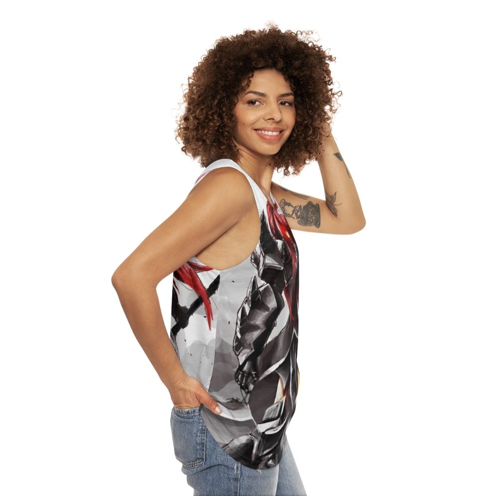 Fairy Tail Inspired Anime Tank Top - women side