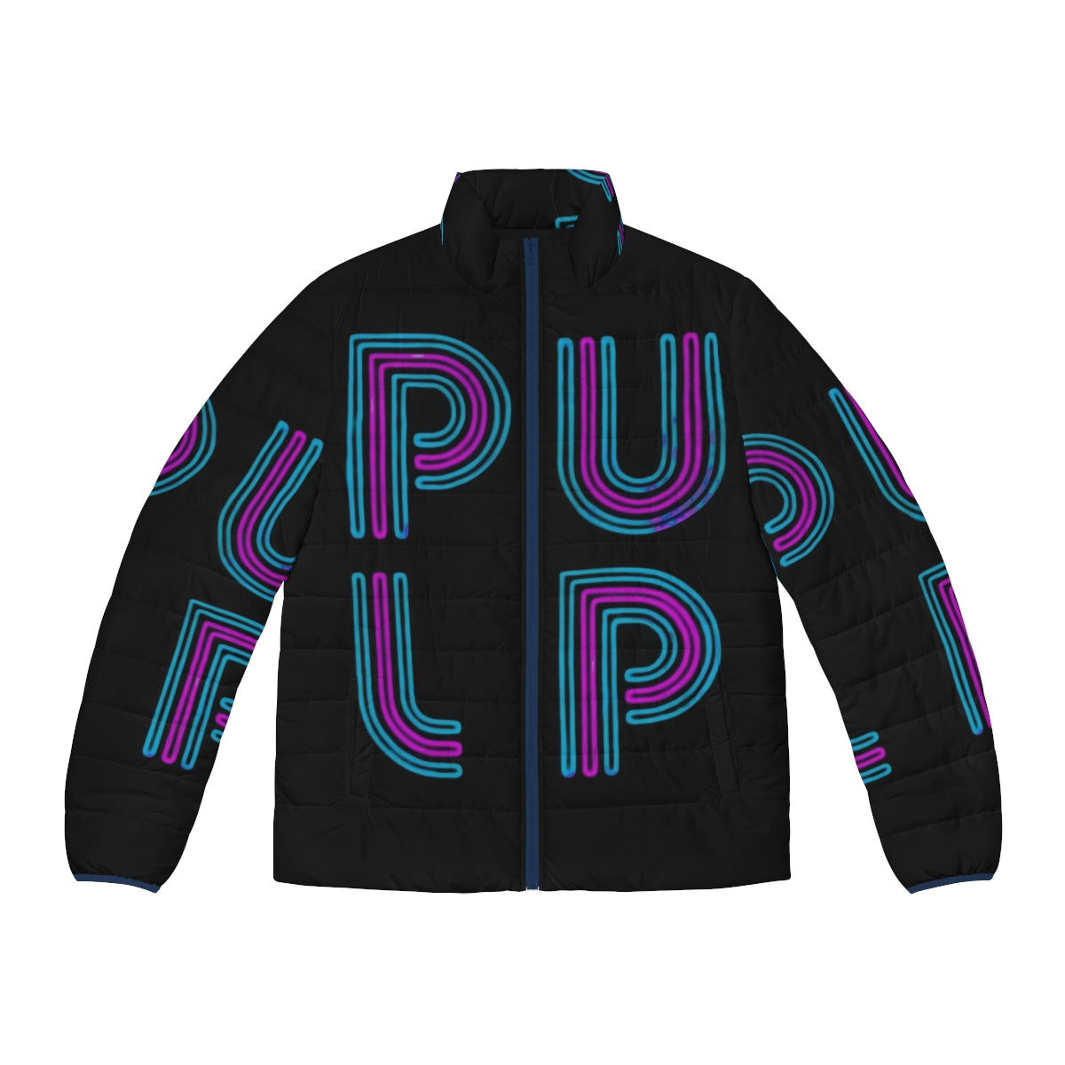 Hex Crypto and Pulsechain Logo Puffer Jacket