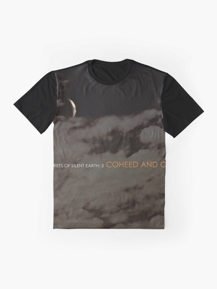 Coheed and Cambria "In Keeping Secrets of Silent Earth" album cover graphic t-shirt - Flat lay