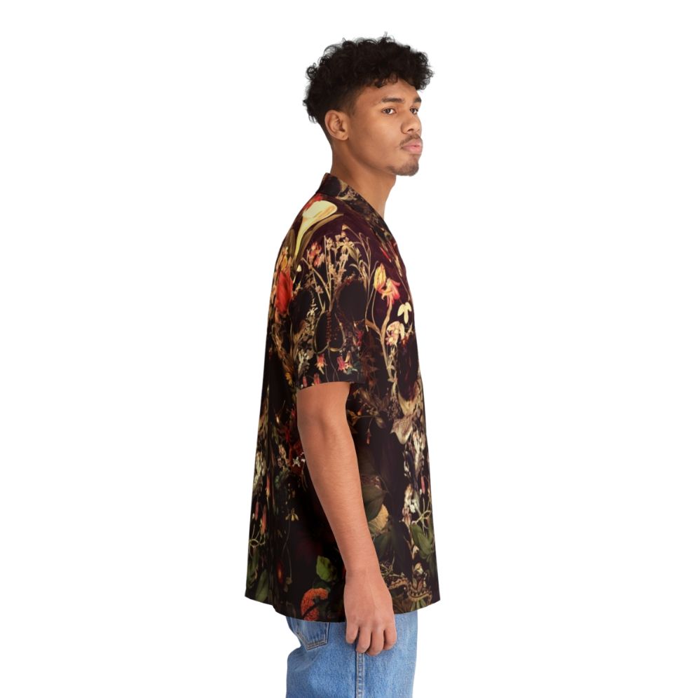 Skull Flower Hawaiian Shirt - People Pight