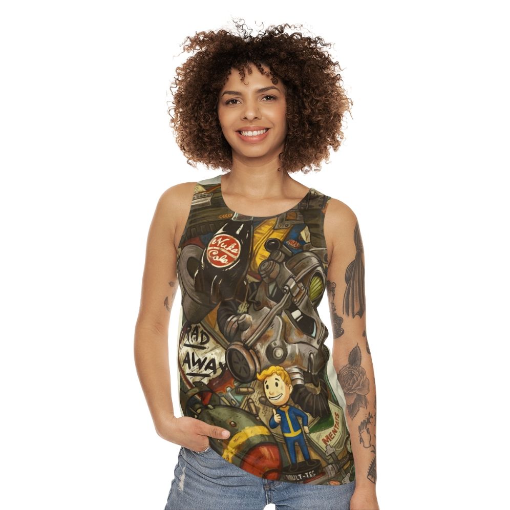 Fallout Wasteland Cache Unisex Tank Top - women