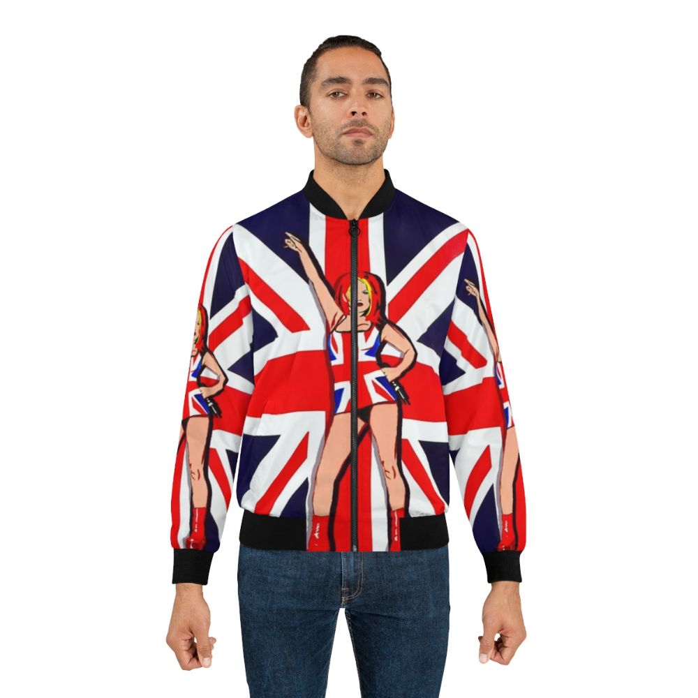 90s Union Jack Bomber Jacket for Women - Lifestyle