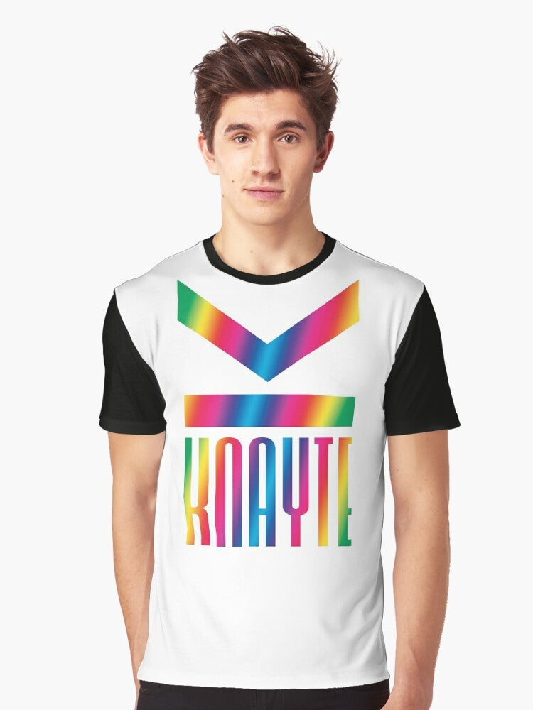 Knayte Graphic T-Shirt featuring a bold, modern graphic design - Men