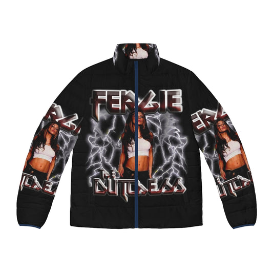 Fergie The Dutchess Rock Band Style Puffer Jacket - Iconic Fashion and Music