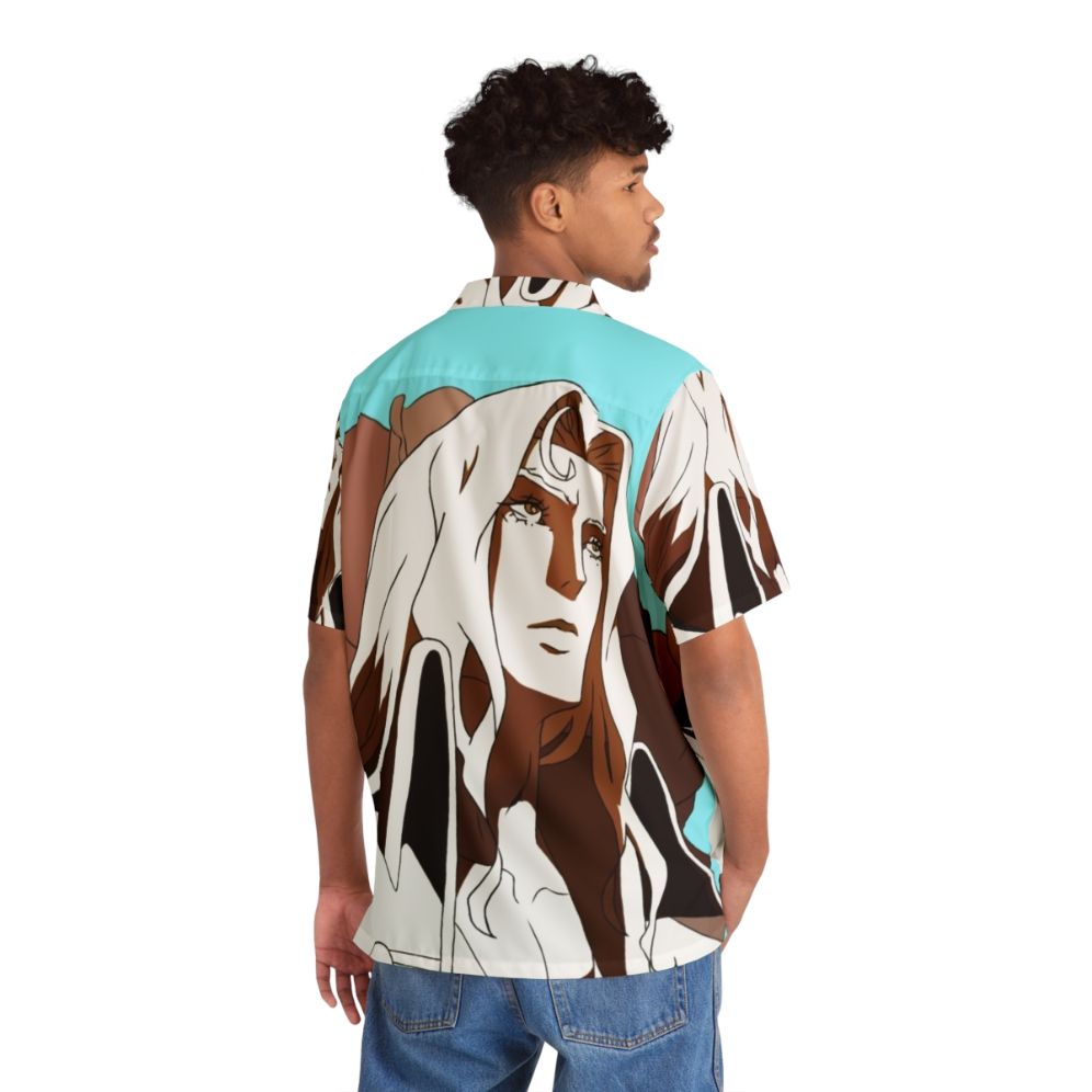 Alucard Castlevania Netflix Hawaiian Shirt - Flat lay