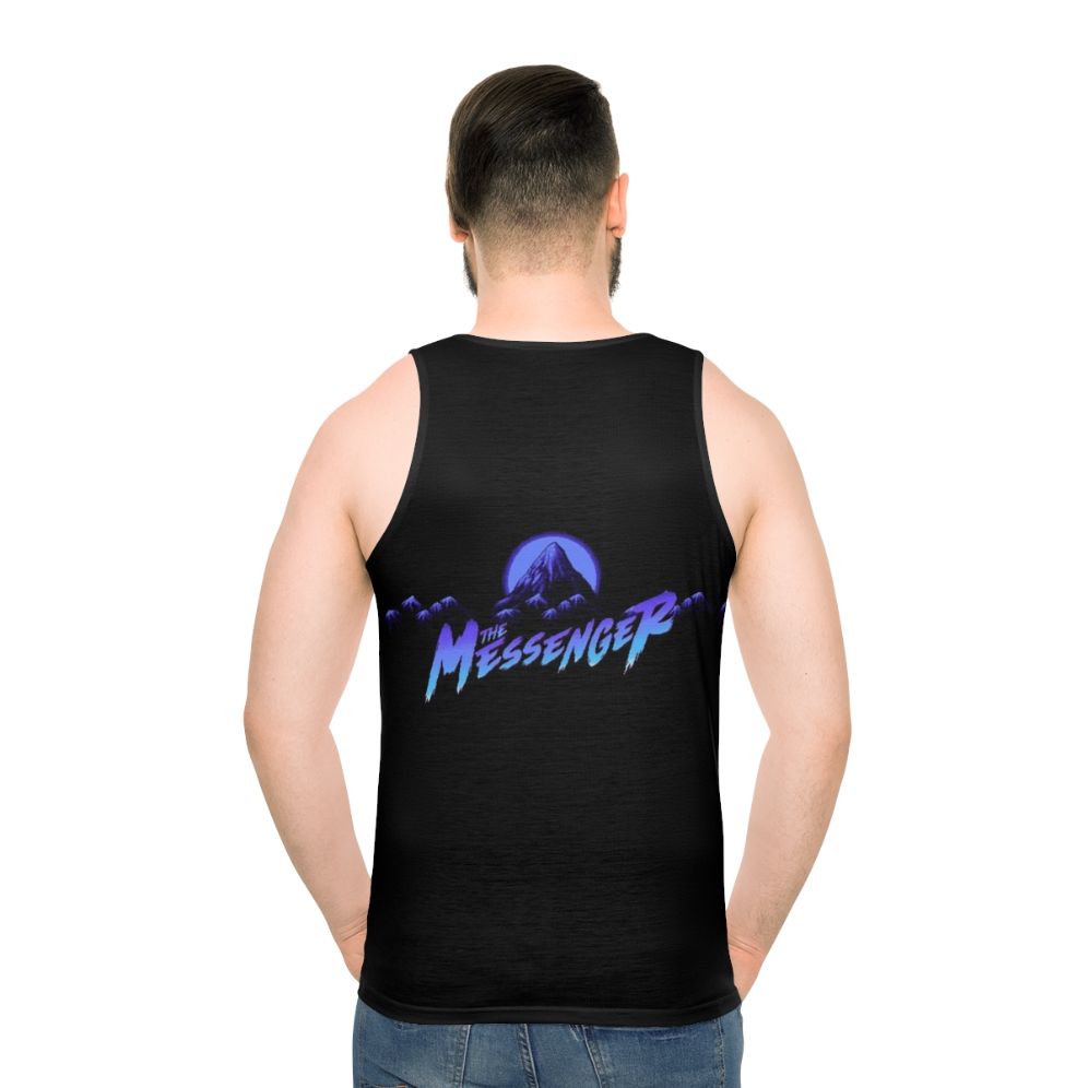 The Messenger Unisex Tank Top - men back