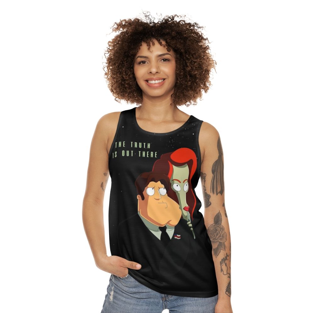 "Truth Is Out There" Unisex Alien Tank Top - women