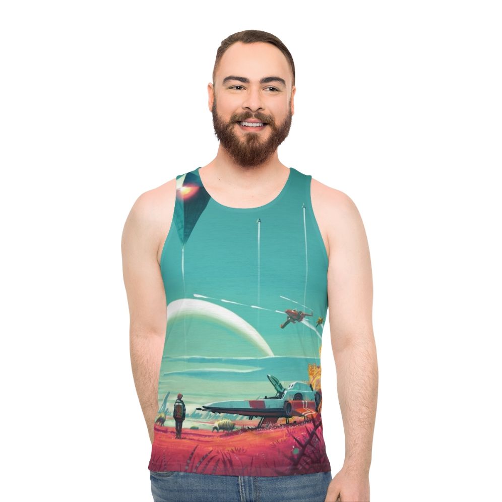 No Man's Sky Horizon Unisex Tank Top - men