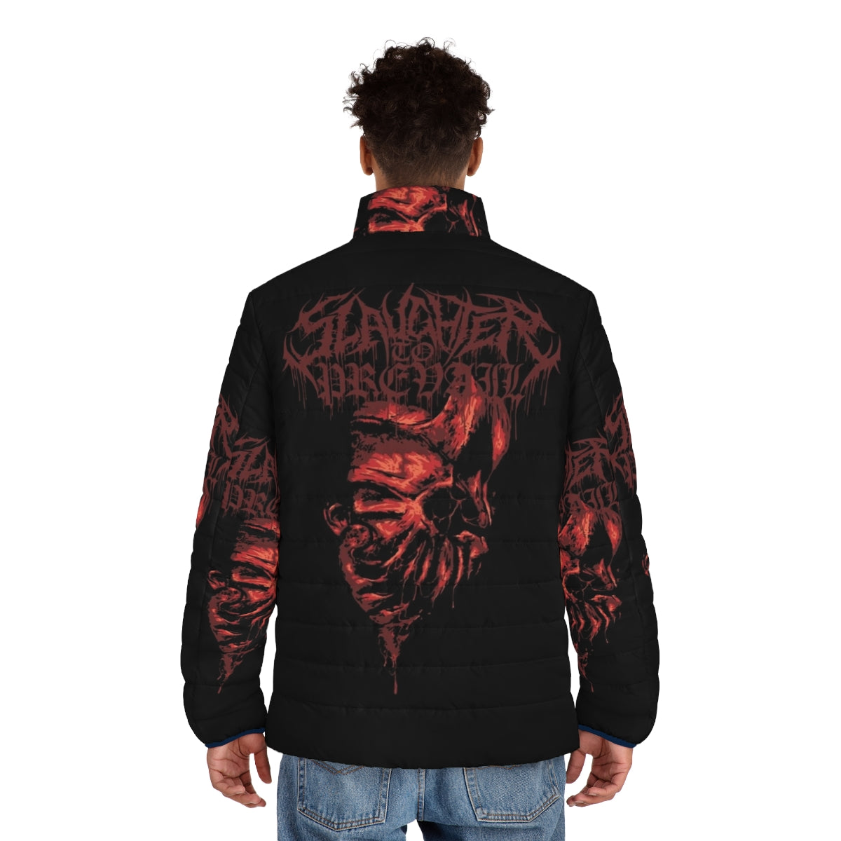 Slaughter To Prevail Metalcore Puffer Jacket - men back