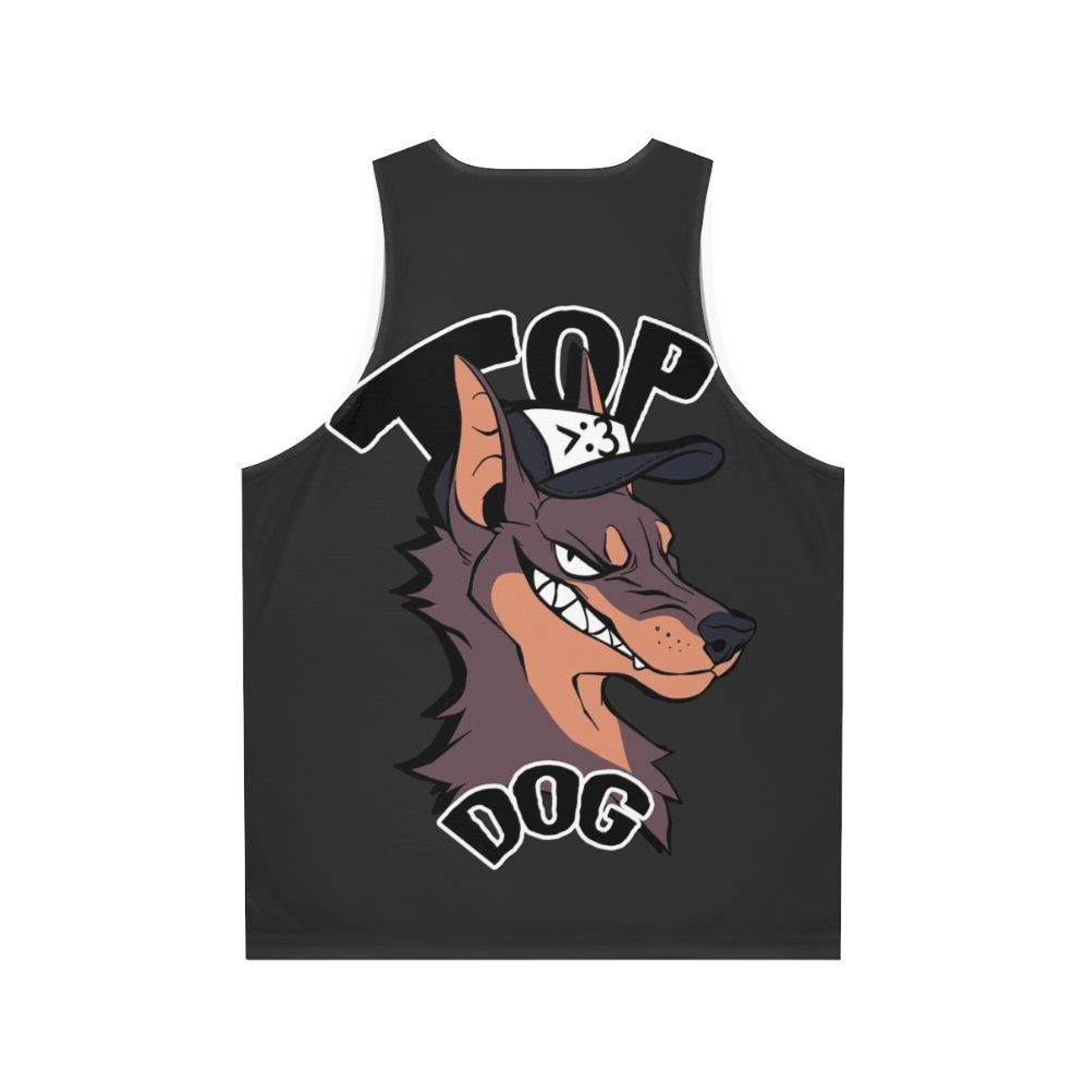 Unisex tank top with pet design for casual wear - Back