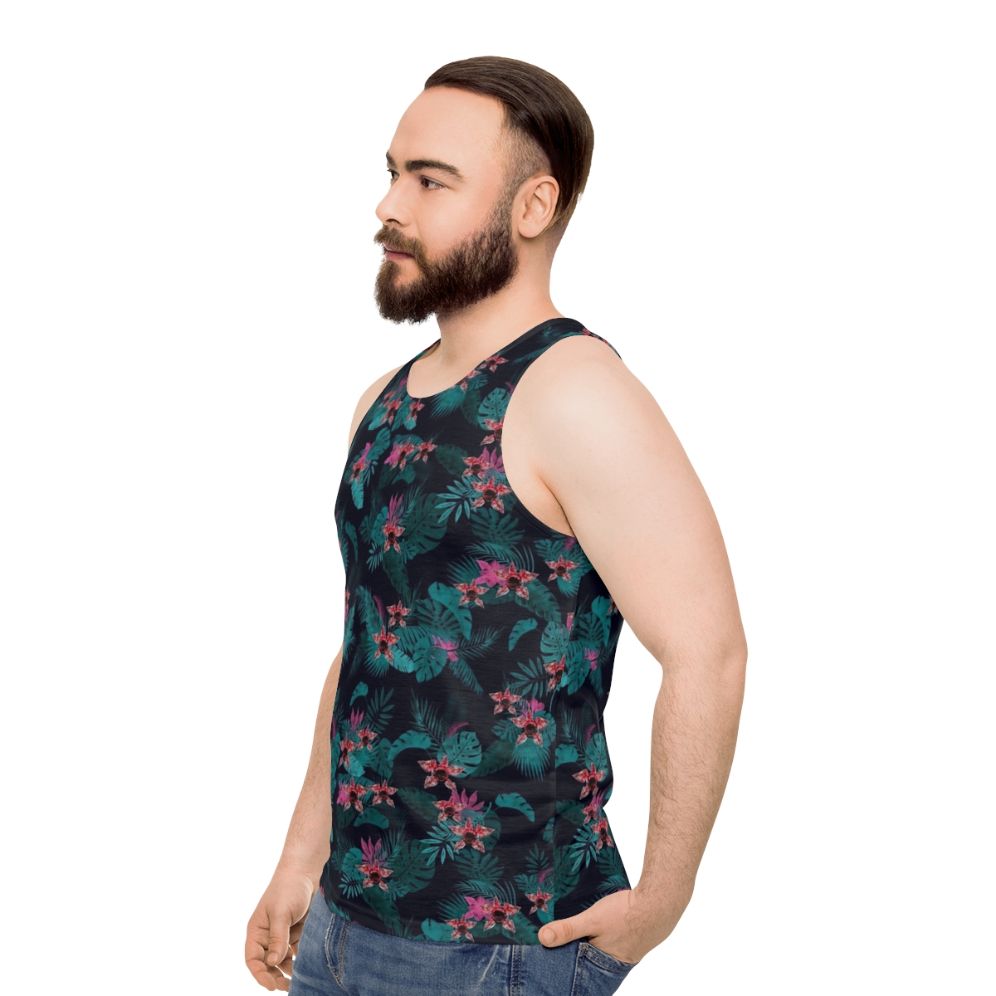 Tropical Demogorgon Unisex Tank Top - men side