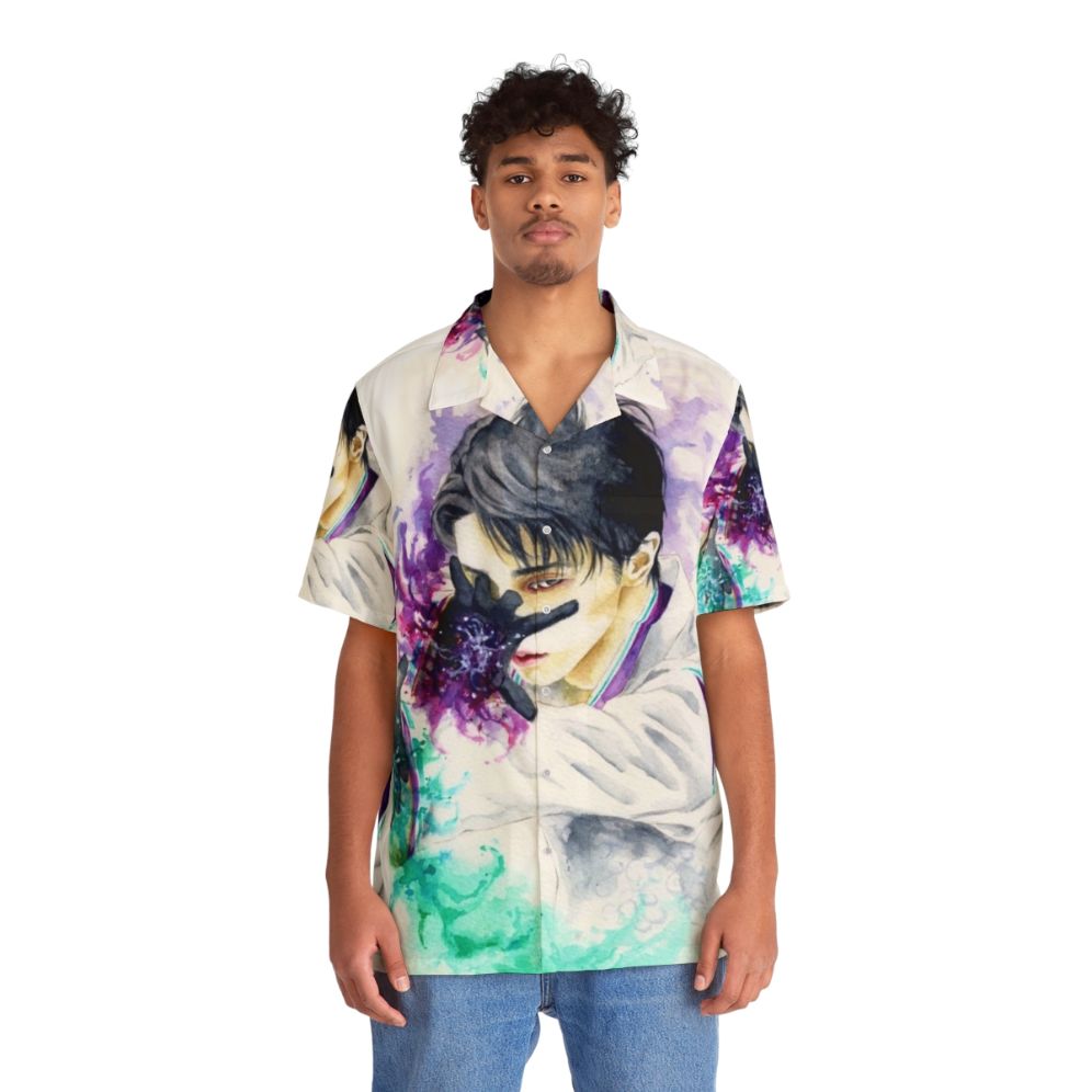 Yuzuru Hanyu Seimei Hawaiian Shirt - People Front