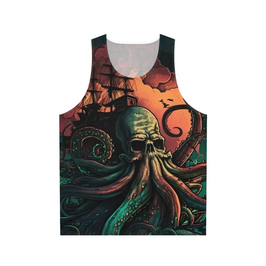 Mythical sea creatures unisex tank top