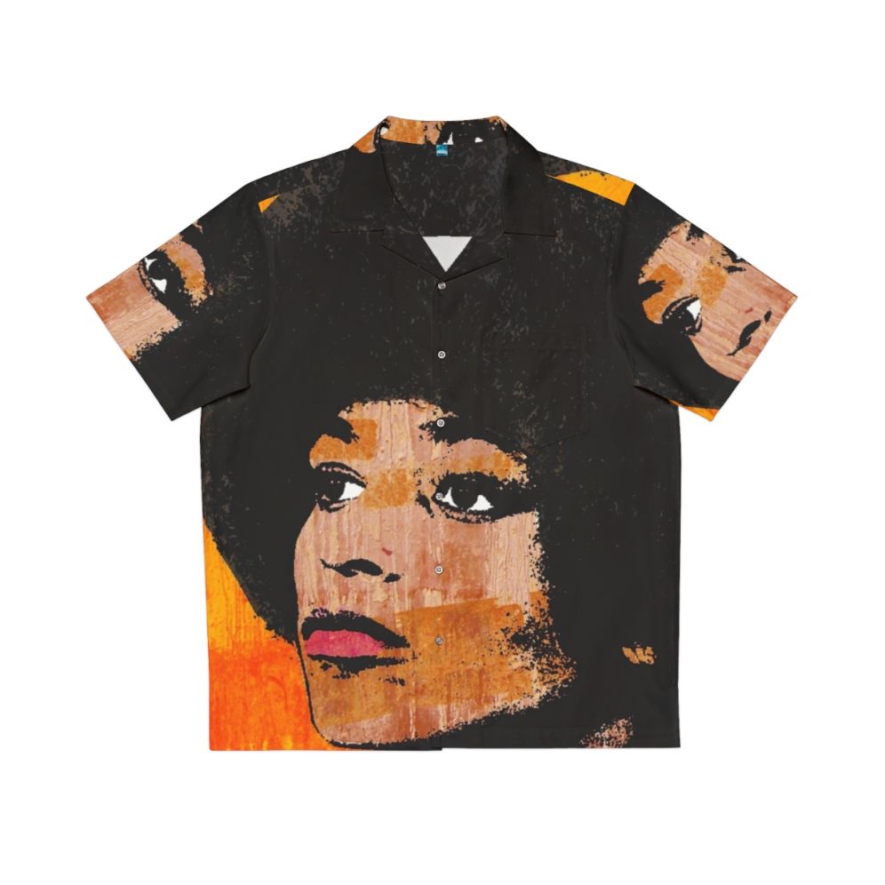 Angela Davis Color Hawaiian Shirt