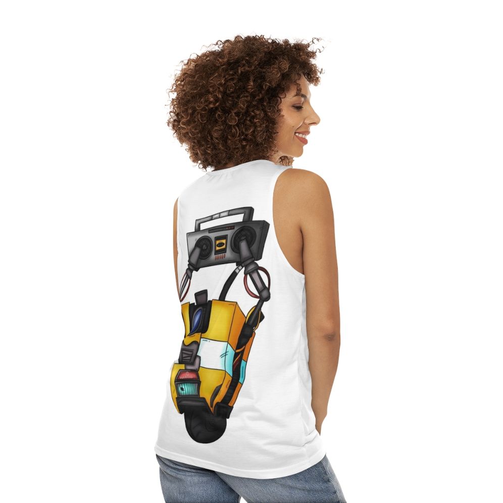 Borderlands Claptrap Boombox Unisex Tank Top - women back