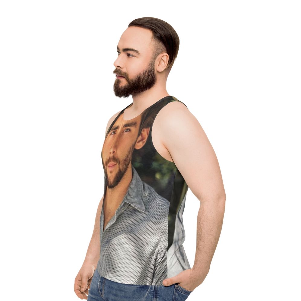 Alvaro Soler Spanish Singer Unisex Tank Top - men side