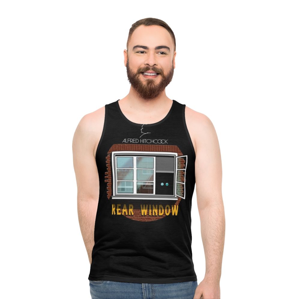 Alfred Hitchcock's "Rear Window" unisex tank top - men