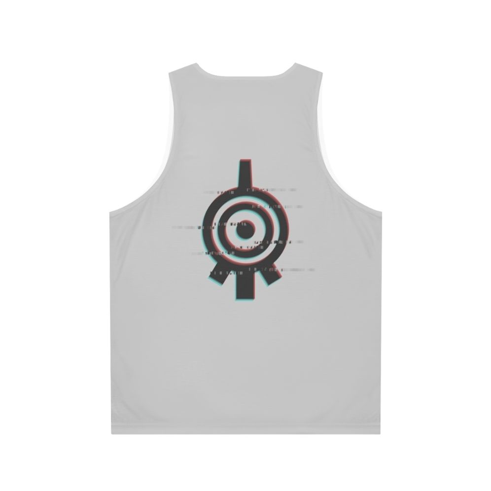 Code Lyoko Glitching Xana Unisex Tank Top - Back