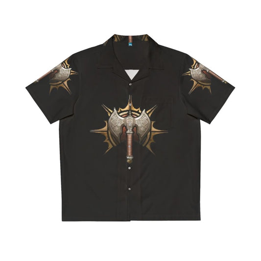 Baldur's Gate Barbarian Logo Hawaiian Shirt