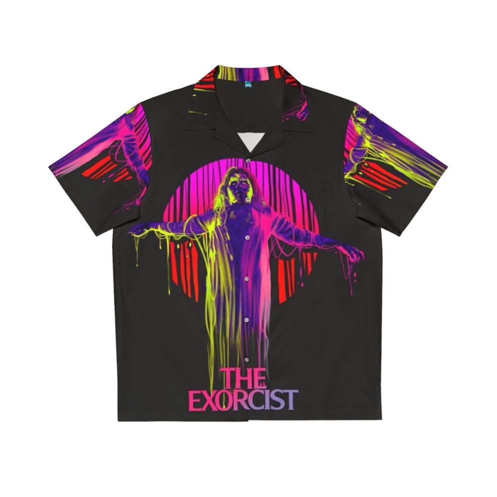 Retro Possessed Neon Hawaiian Shirt - The Exorcist