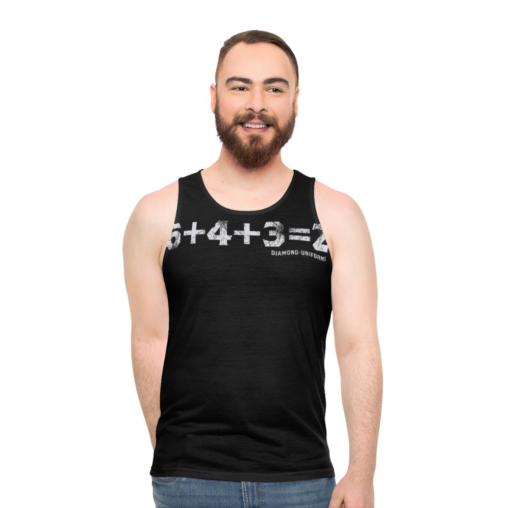 Unisex baseball tank top - men