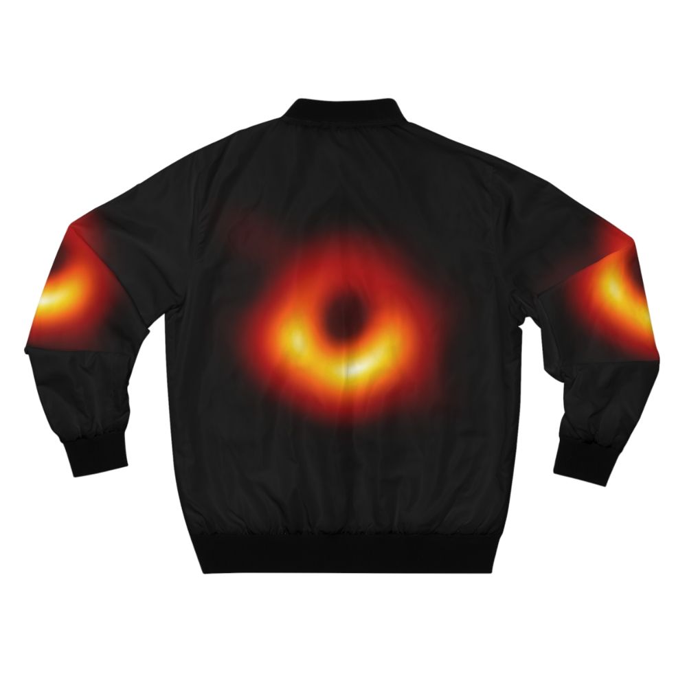 Black Hole M87 Bomber Jacket featuring a space-inspired design - Back