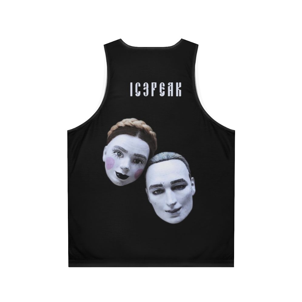 Ic3Peak Unisex Dark Electronic Music Tank Top - Back