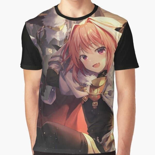 Fate Grand Order Saber anime character graphic t-shirt