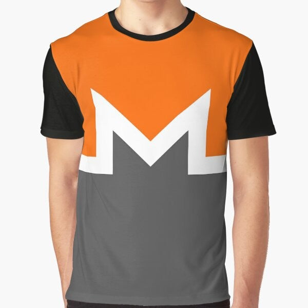 Monero cryptocurrency privacy secure anonymous graphic t-shirt design