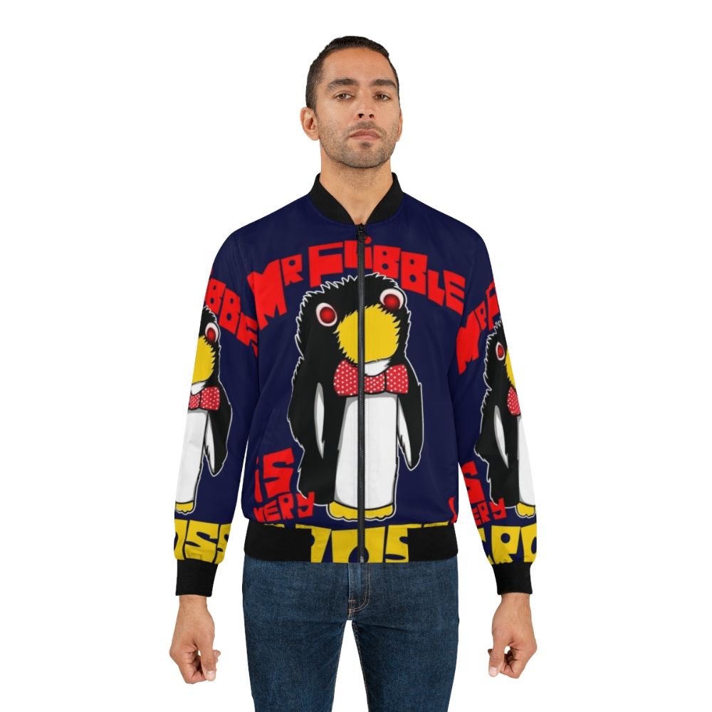 Red Dwarf Mr Flibble Very Cross Bomber Jacket - Lifestyle